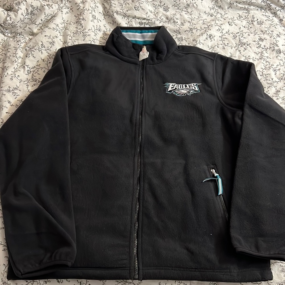 Danbury Mint Philadelphia Eagles Full Zip Fleece Jacket